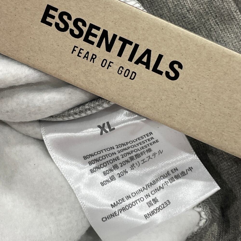 Fear of God Essentials Hoodie Dark Oatmeal Sz XL NWT 100% Authentic - Picture 6 of 7